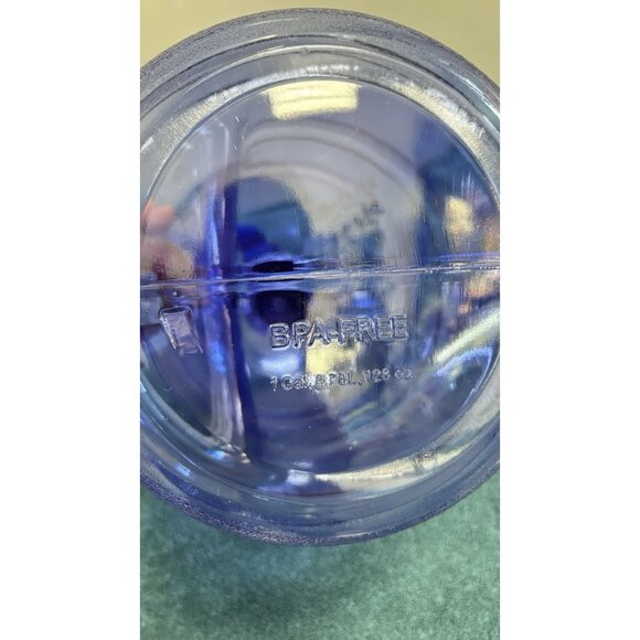 Blue BPA FREE 1 Gallon Water Bottle Steel Cap Jug Container Canteen Reusable NEW - Picture 2 of 5